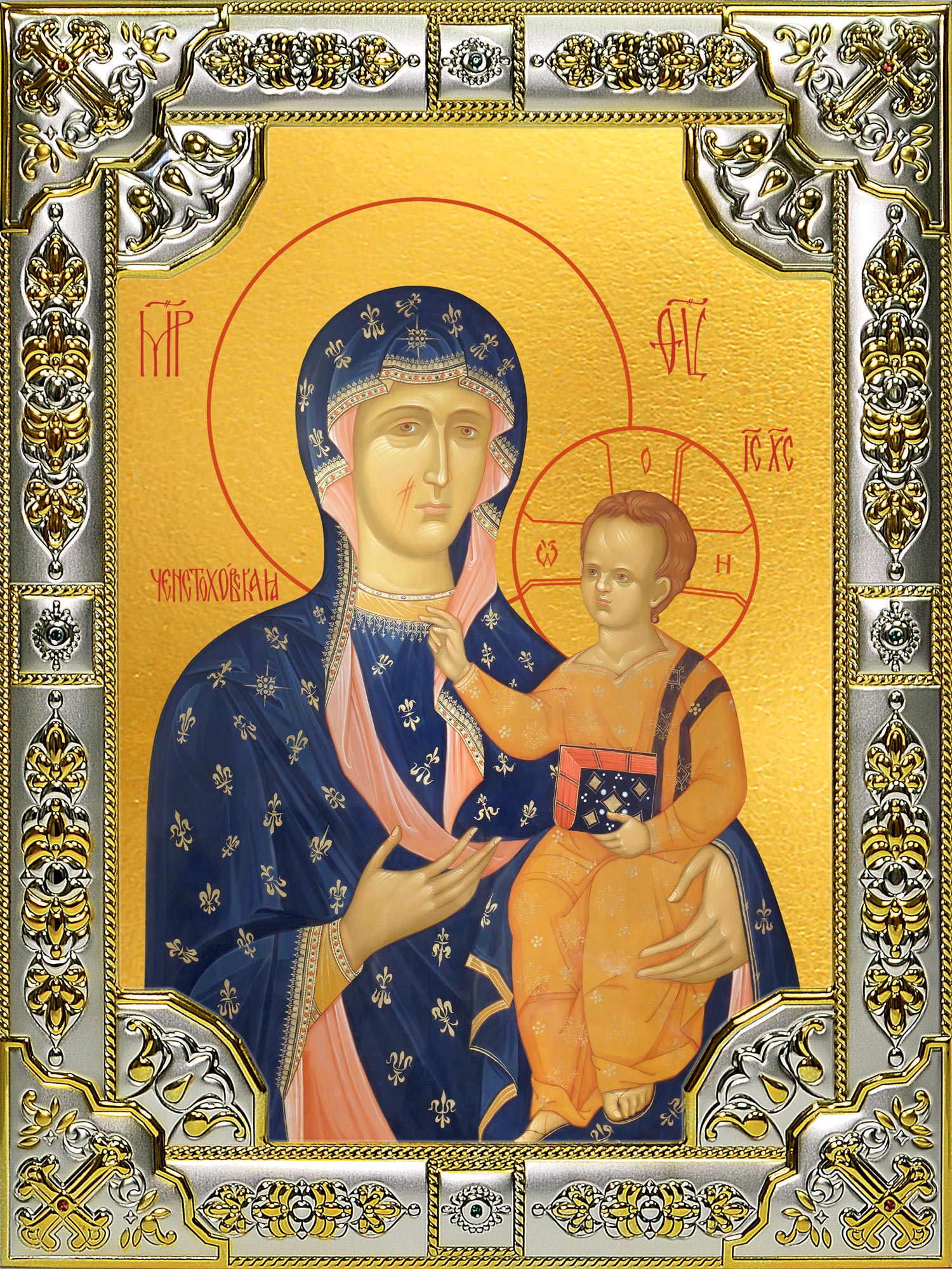 купить икону Божьей Матери Ченстоховская