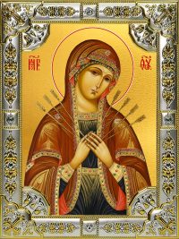 купить икону Божьей Матери Семистрельная