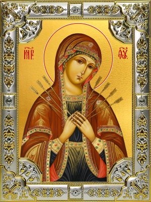 купить икону Божьей Матери Семистрельная