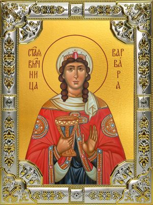 купить икону Варвара великомученица