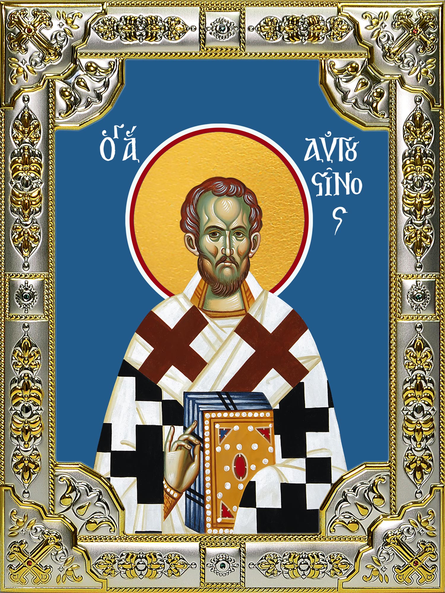 купить икону Августин блаженный