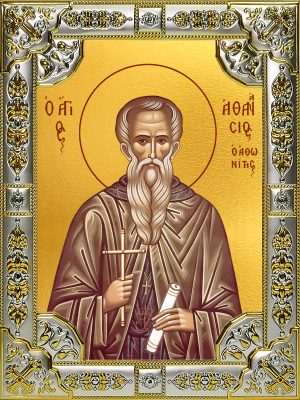 купить икону Афанасий Афонский преподобный