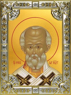 купить икону святой Николай чудотворец B-702