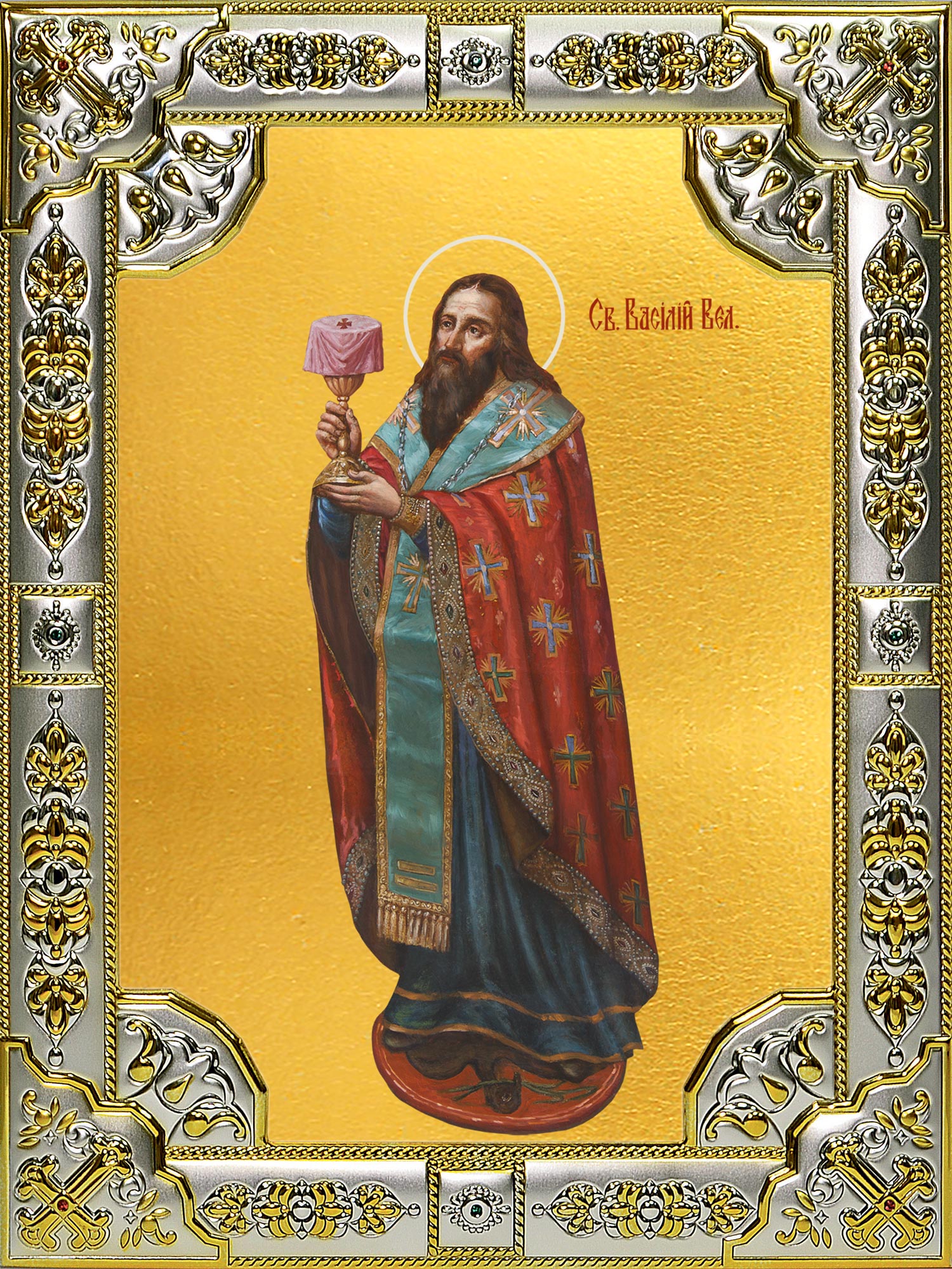 купить икону святого Василия Великого