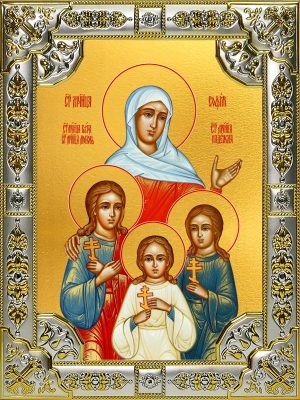 купить икону святых Веры, Надежды, Любови и Софии B-908