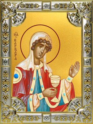 купить икону Варвара великомученица