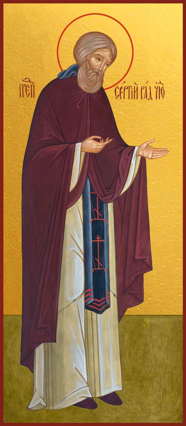 Мерная икона Сергий Радонежский преподобный
