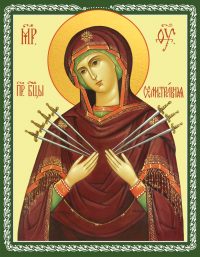 купить Семистрельная икона Божьей Матери