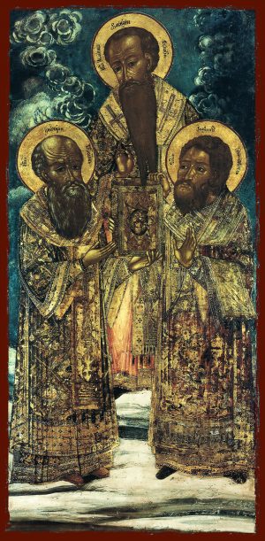 купить икону Василий, Григорий, Иоанн святители