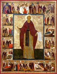 купить икону Кирилл Белоезерский