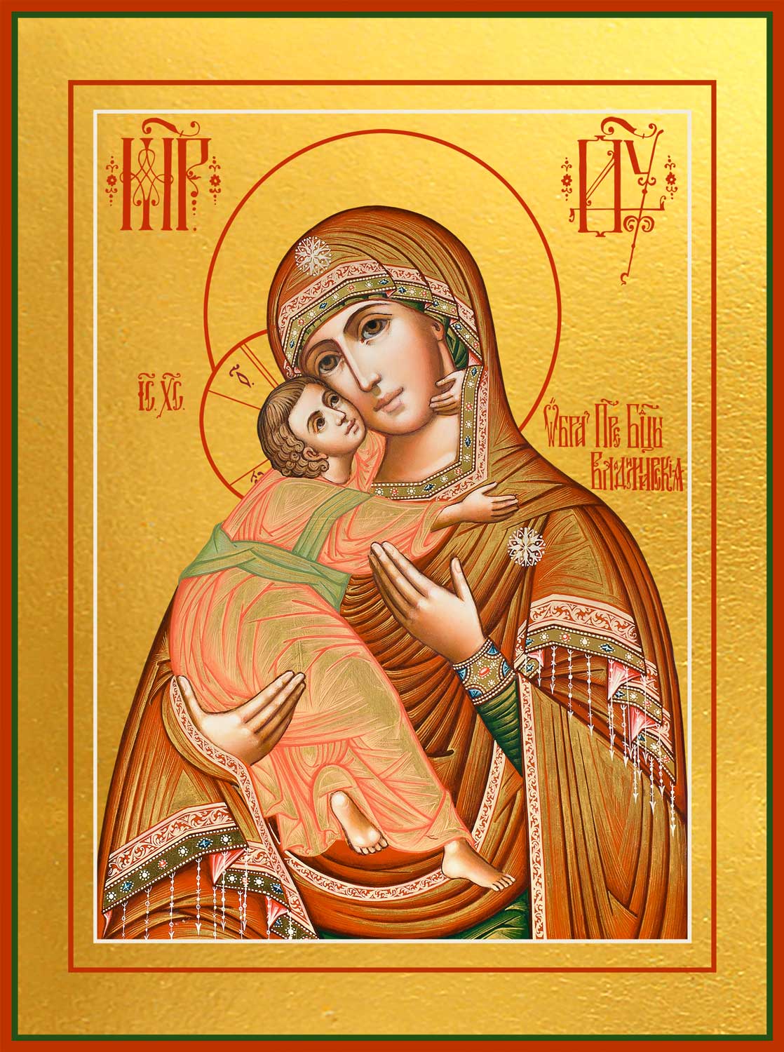 купить икону Владимирской Божьей Матери