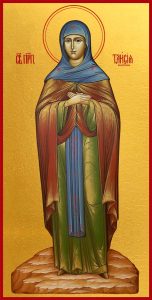 Мерная икона Таисия Египетская (Фиваидская) преподобная