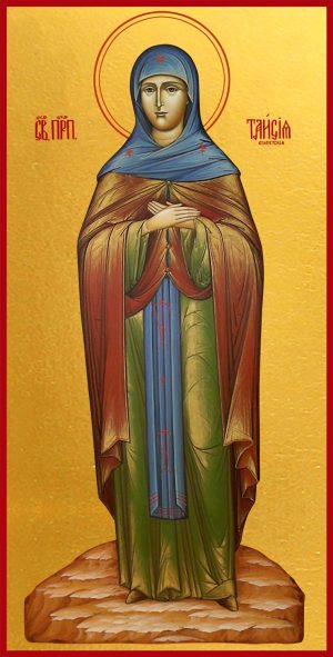 Мерная икона Таисия Египетская (Фиваидская) преподобная