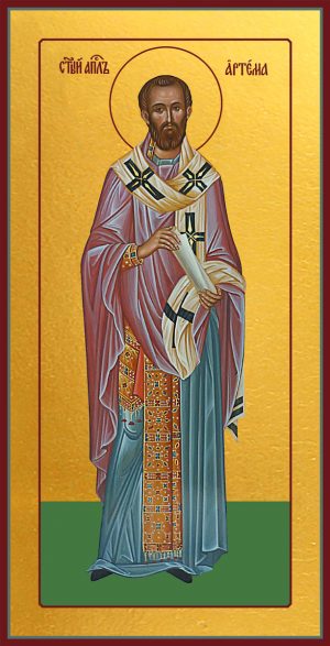 купить икону святой Артема апостол