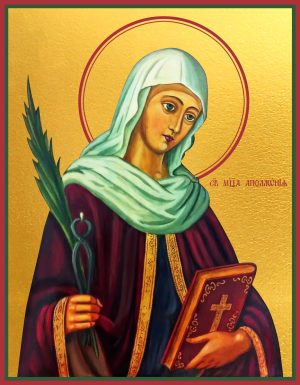 купить икону Аполлония Александрийская