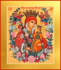 купить икону Божьей Матери Неувядаемый Цвет