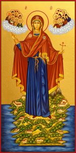 купить икону Божией Матери Игуменья святой горы Афонской