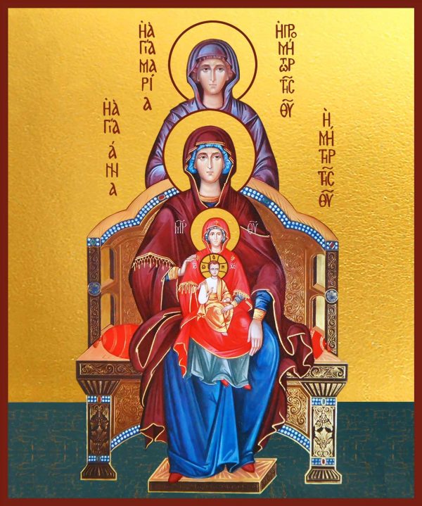 Купить икону Богородица со сродницами