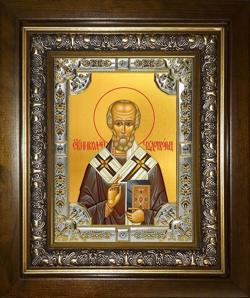 купить икону святой Николай чудотворец BK-730