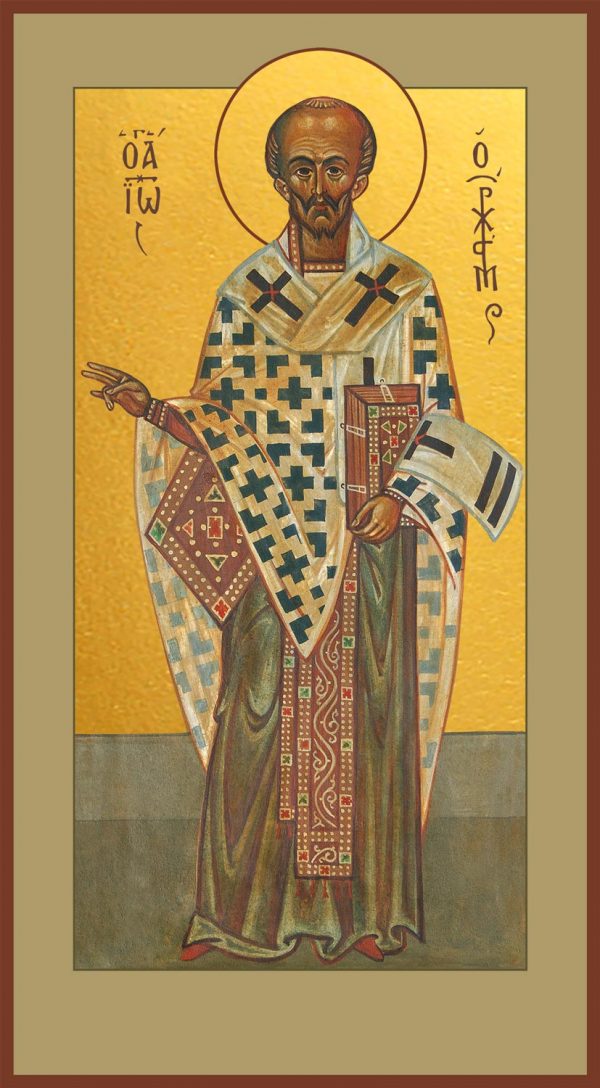 Мерная икона Иоанн Златоуст святитель