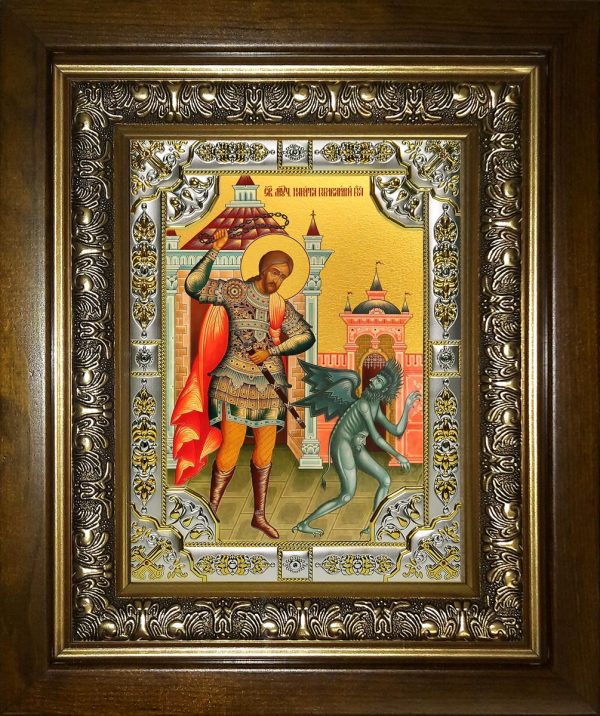 купить икону святой Никита Бесогон