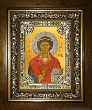 купить икону святой Пантелеимон целитель