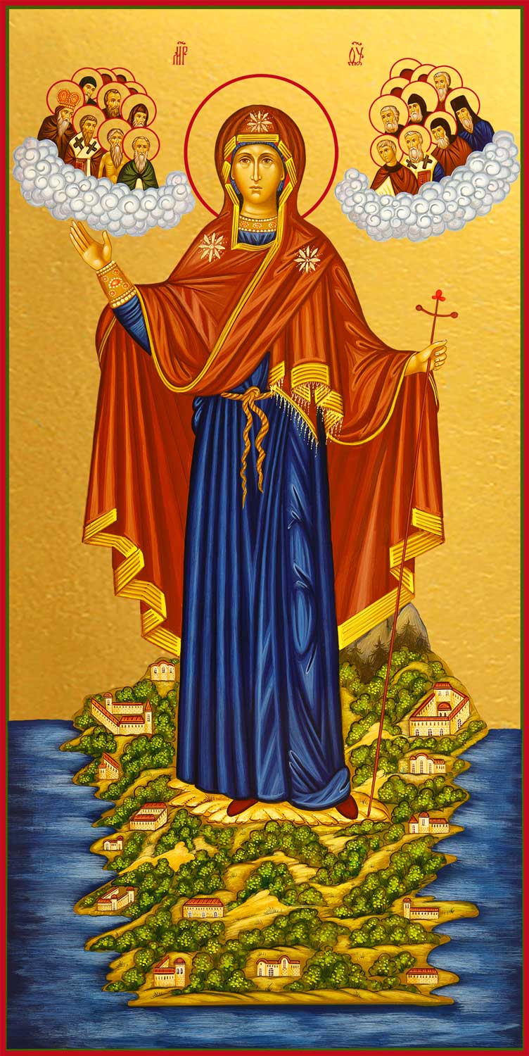 купить икону Божией Матери Игуменья святой горы Афонской