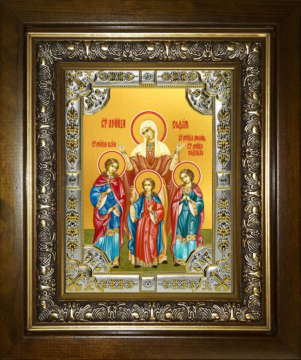 купить икону святых Веры, Надежды, Любови и Софии