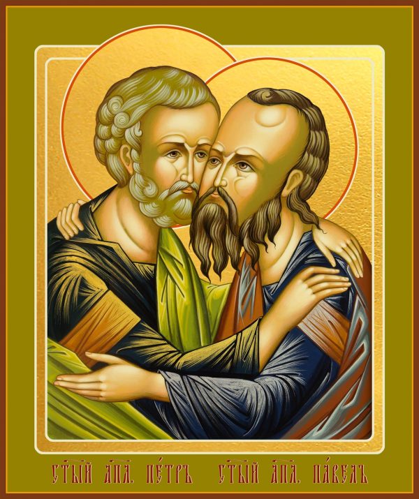 купить икону Петр и Павел апостолы