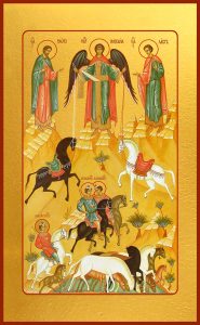 купить икону Чудо о Флоре и Лавре