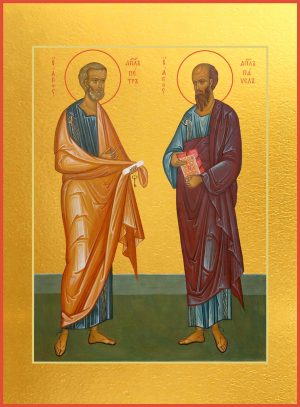 купить икону Петр и Павел апостол