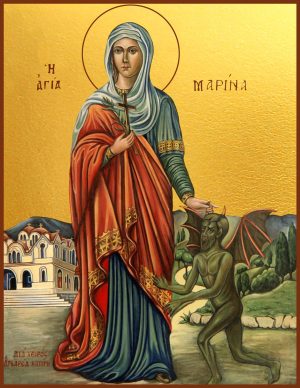 купить икону святой Марины великомученицы