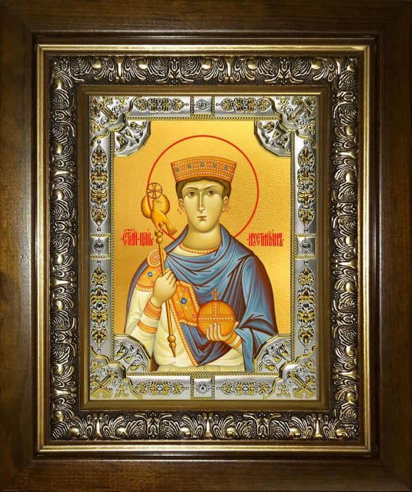 купить икону святой Иустиниан царь