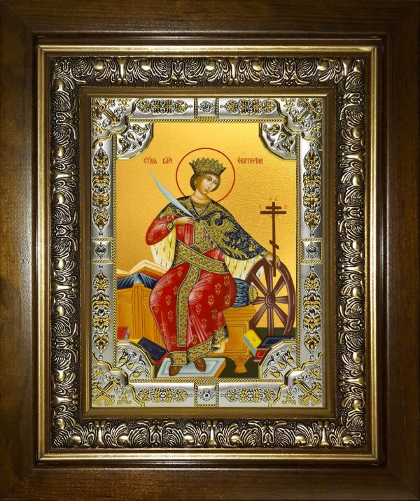 купить икону святая Екатерина великомученица