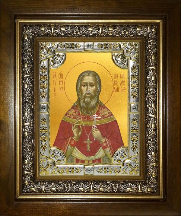 купить икону святой Николай Кандауров