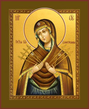 купить Семистрельная икона Божьей Матери