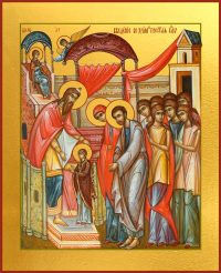 купить икону Введение во храм Пресвятой Богородицы dm04602