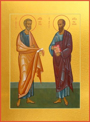 купить икону Петр и Павел апостол