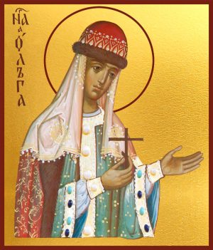 купить икону Ольга равноапостольная княгиня dm00496