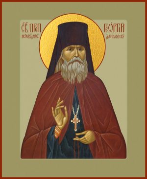 купить икону Георгия Даниловского, преподобного чудотворца