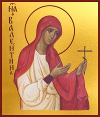 купить икону святой Валентины Кесарийской