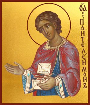 купить икону святого Пантелеимона великомученика и целителя dm00947