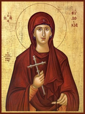 купить икону святой Евдокии Илиопольской