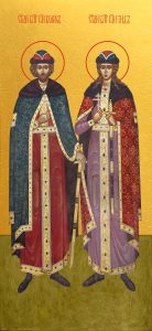 купить икону Борис и Глеб благоверные князья-страстотерпцы dm00981