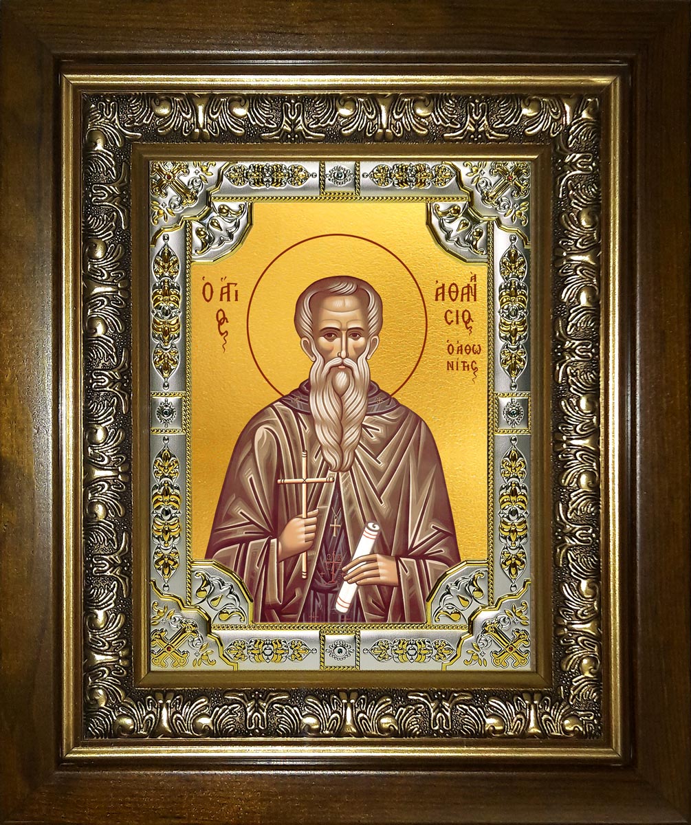 купить икону Афанасий Афонский преподобный