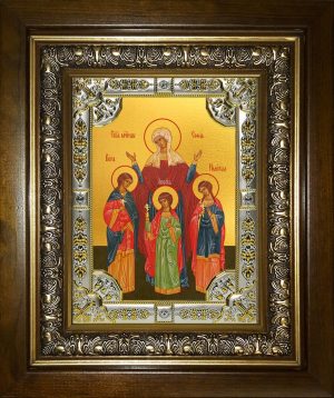 купить икону святых Веры, Надежды, Любови и матери их Софии