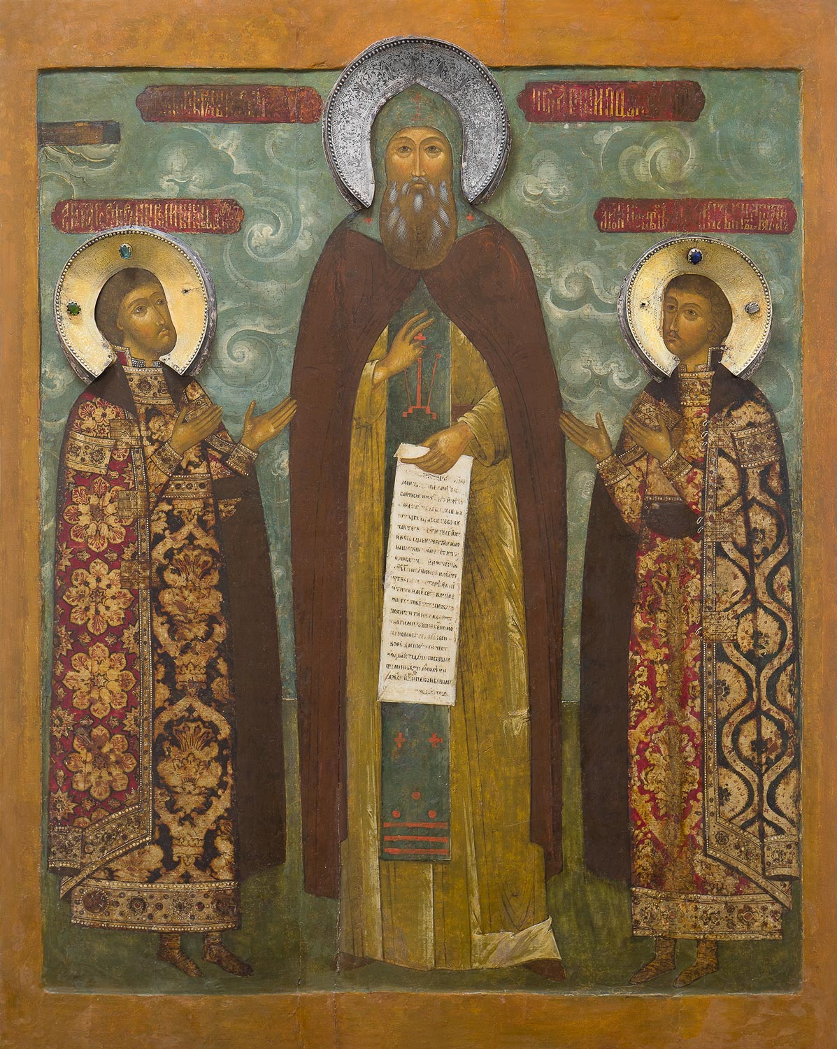 купить икону святого Феодора Смоленского со чадами