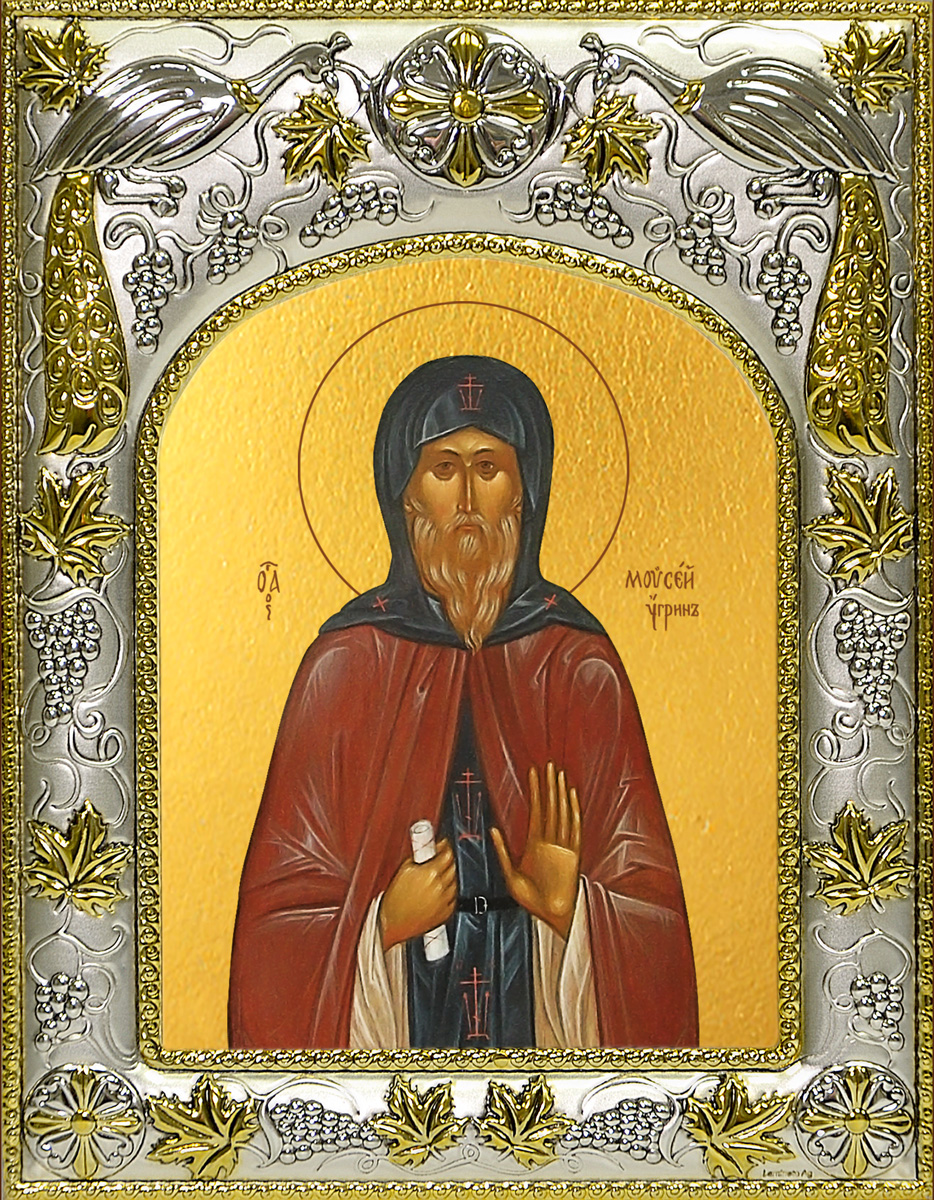 купить икону святой Моисей Угрин, Печерский