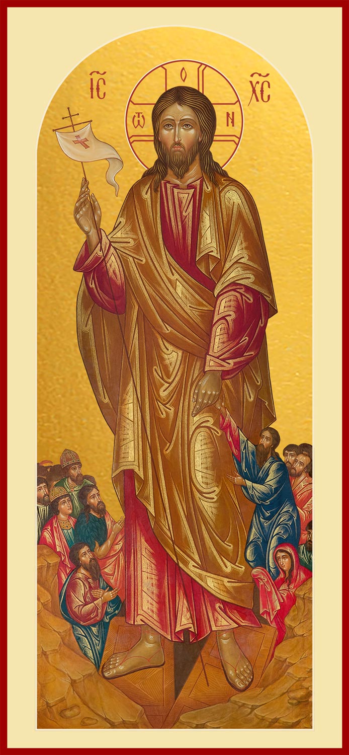 купить икону Сошествие во ад