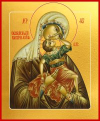 купить икону Божьей Матери Взыграние Младенца